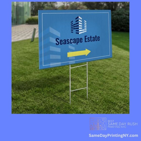 Custom Yard sign for Estates