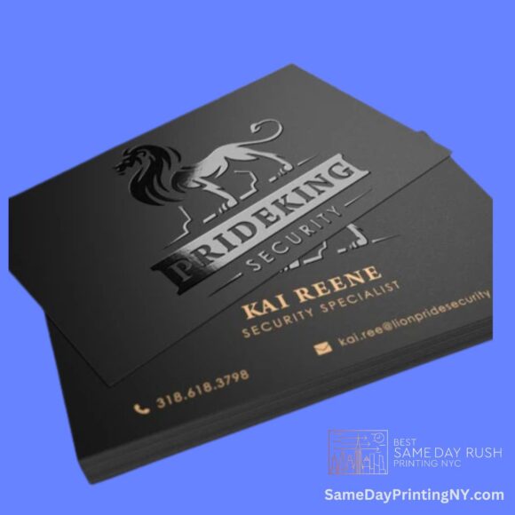 Luxury Raised Spot UV Business Cards