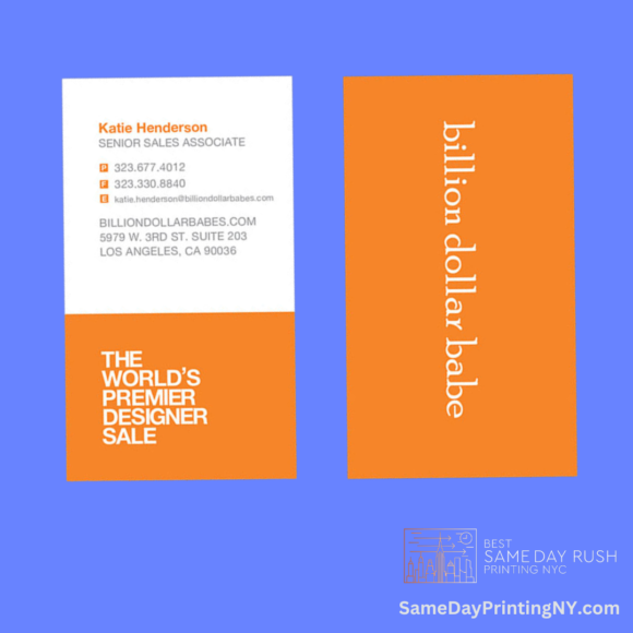 Pantone Business Cards