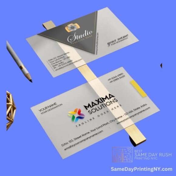 Customized plastic business cards