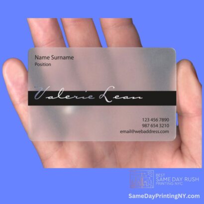 Classic Plastic Business Cards