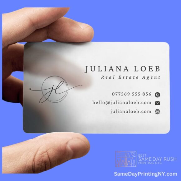 Luxury Plastic Customized business cards