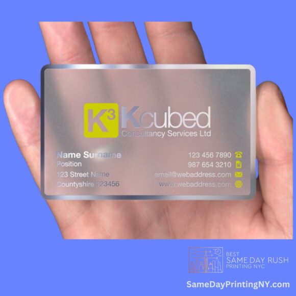 Custom Plastic Business cards