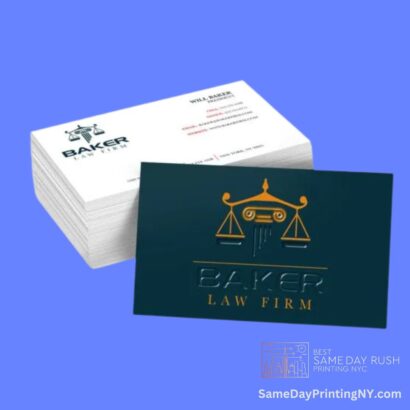 Basic Raised Ink Business cards