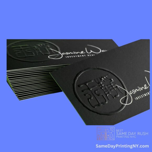 Customized Luxury Raised Ink Business cards