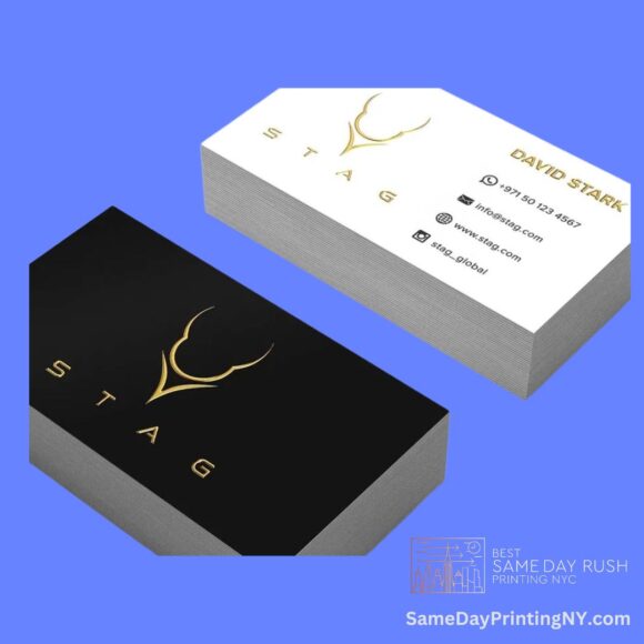 Fancy Foil Business cards